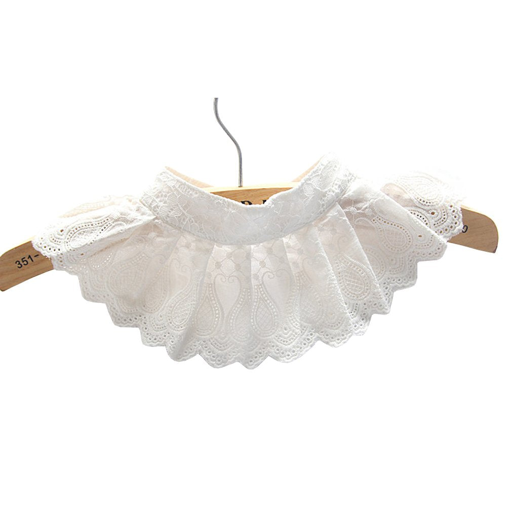 Shinywear Casual Lace Decorative Pleated Spread False C