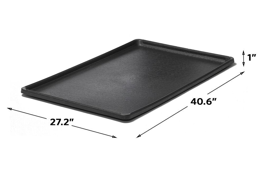 Replacement Pan for 42 Long Midwest Dog Crate, Fits iCrate, New World and Life Stages Dog Crates, Pan Measures 40.6L x 27.2W x 1 inches, Black, Model 9PAN