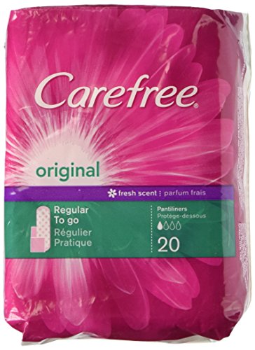 Carefree Original Regular To Go Fresh Scent Pantiliners