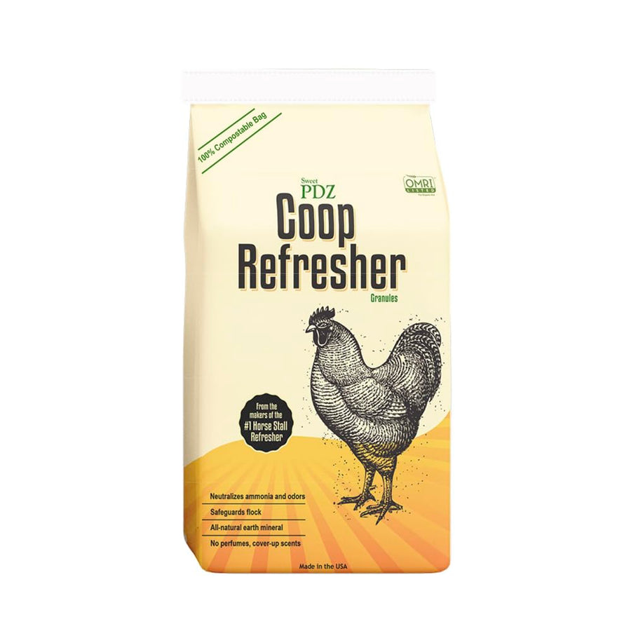 - Coop Refresher - Zeolite Odor Eliminator - Essential Chicken Coop Accessory - 10 lbs