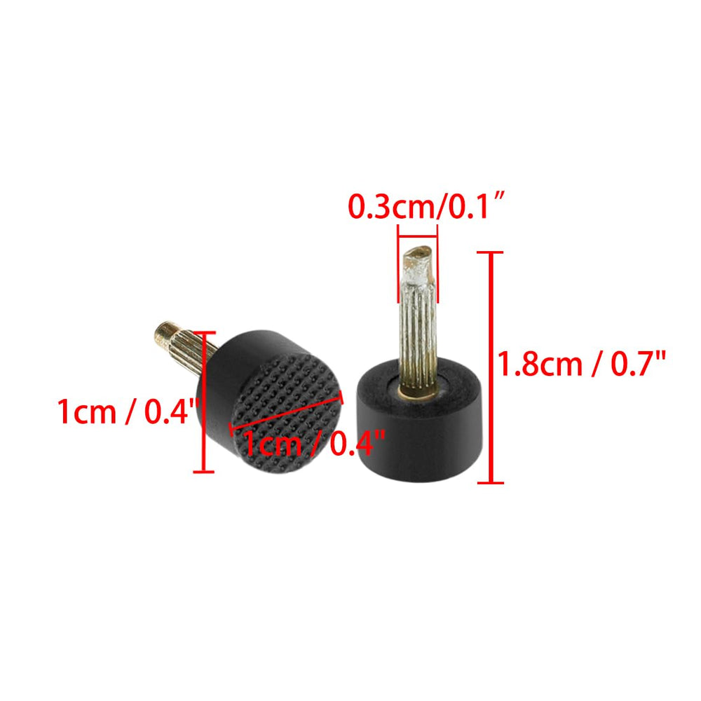 uxcell Round Woman Shoes Repair High Heel Tips Lift Sti
