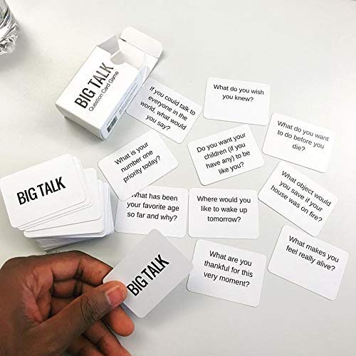 Question Card Game: Skip Small Talk, Make Meaningful Connections - Unique Conversation Starters, Fun Party Icebreaker Activity, Useful Networking, Educational, and Therapy Tool - 88 questions