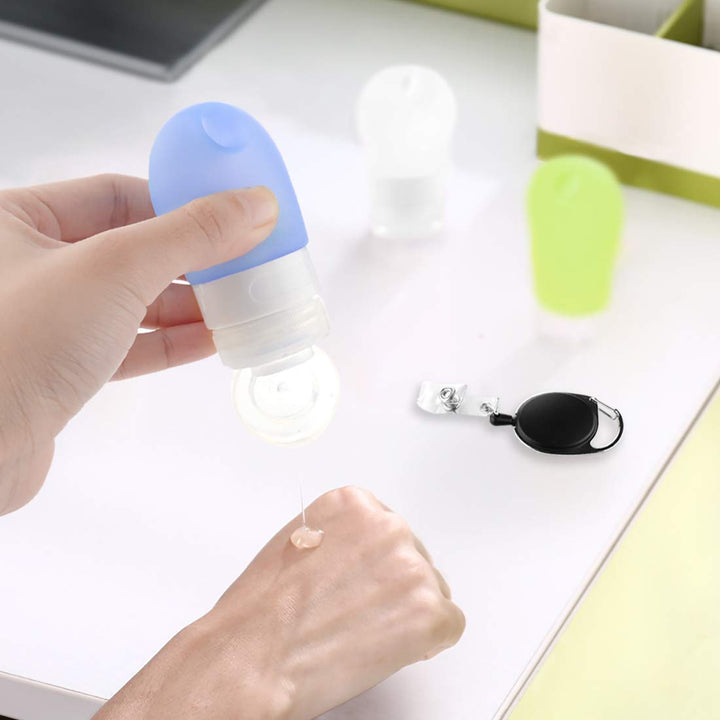 Linkidea Portable Silicone Travel Bottles Set, Empty Ha