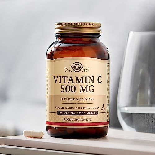 Solgar Vitamin C 500 mg, 100 Vegetable Capsules - Antio