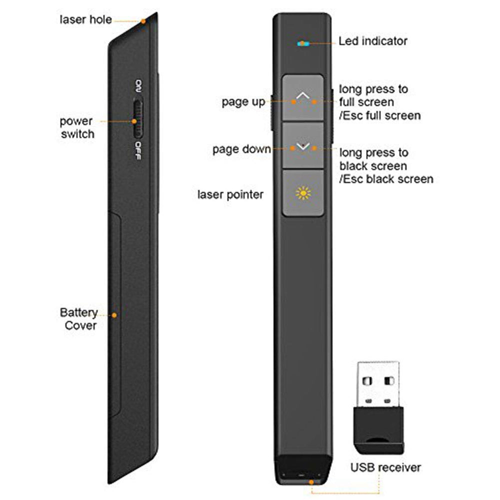 NORWII N26 Wireless Presentation Clicker, Presentation 