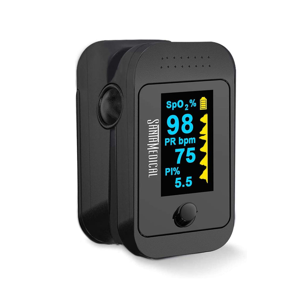 Santamedical Dual Color OLED Pulse Oximeter Fingertip, 