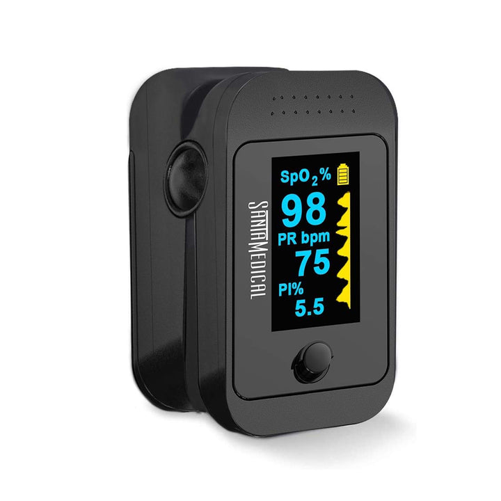 Santamedical Dual Color OLED Pulse Oximeter Fingertip, 