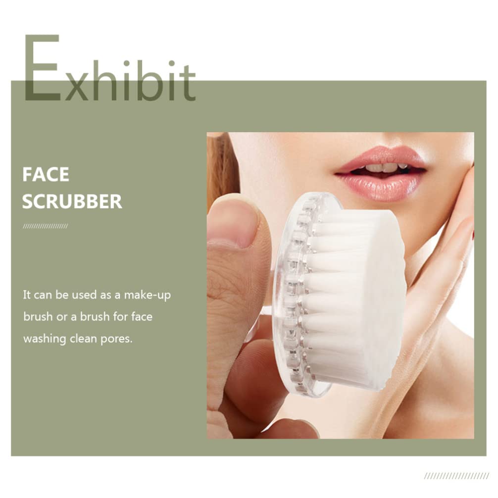 Facial Cleansing Brush Manual Face Scrubbers Soft Bristle Exfoliator Cleaner Brush Exfoliating Facial Brush for Face Care Makeup Skincare Removal