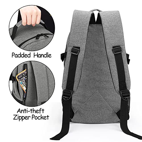 Oxygen Tank Backpack, Portable Oxygen Cylinder Carrying Bag for Travel, Fits for Tank Size M2, M4/A, ML6, M6/B, M7, M9/C, Patent Design, Gray