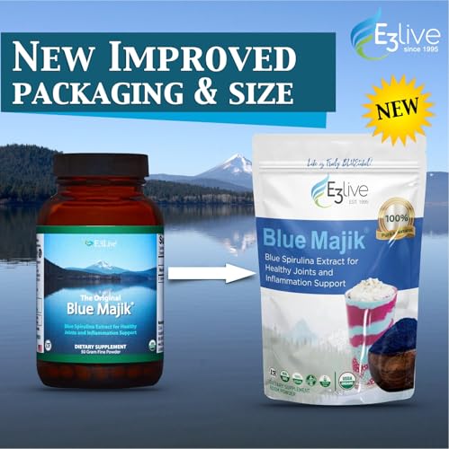 E3LIVE Blue Majik Powder, 50 Gram