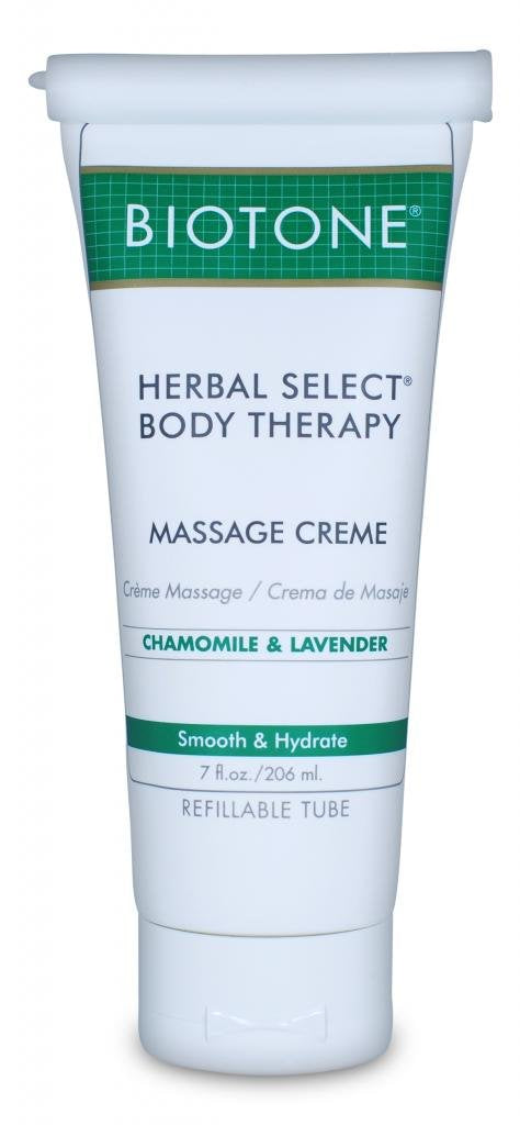 Biotone Herbal Select Massage Products Body Therapy Creme, 7 Ounce