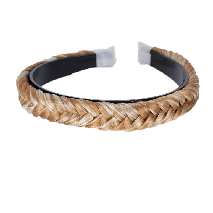 blonde mix # 25H613 HHR12 : PRETTYSHOP Hair Band Plaited Braid Headband Hairpiece blonde mix # 25H613 HHR12