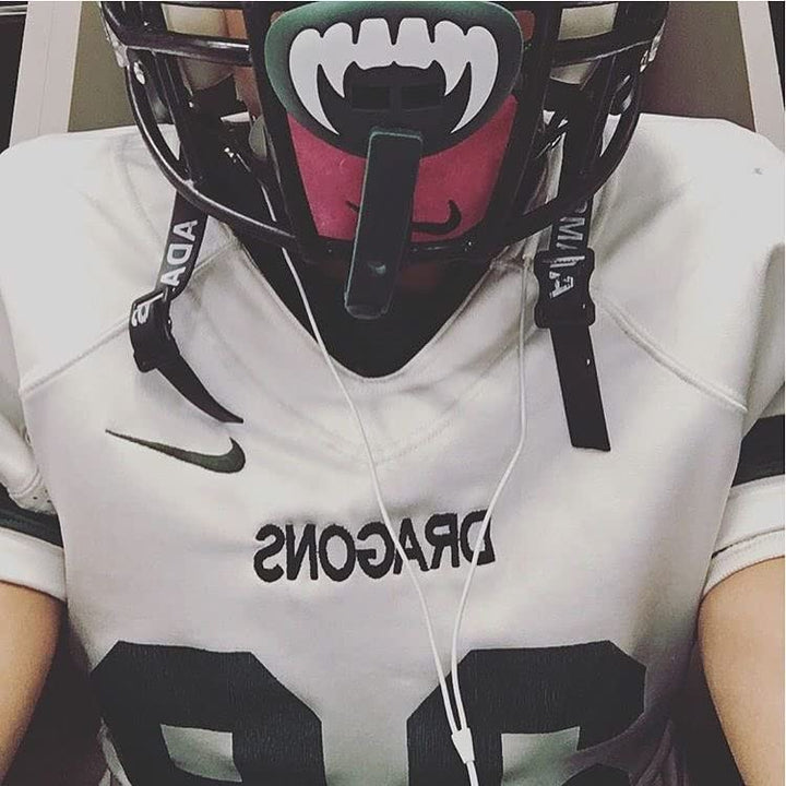 LOUD MOUTH Vampire Teeth Dark Green SPARTAN Pacifier Lip Protector Mouthguard