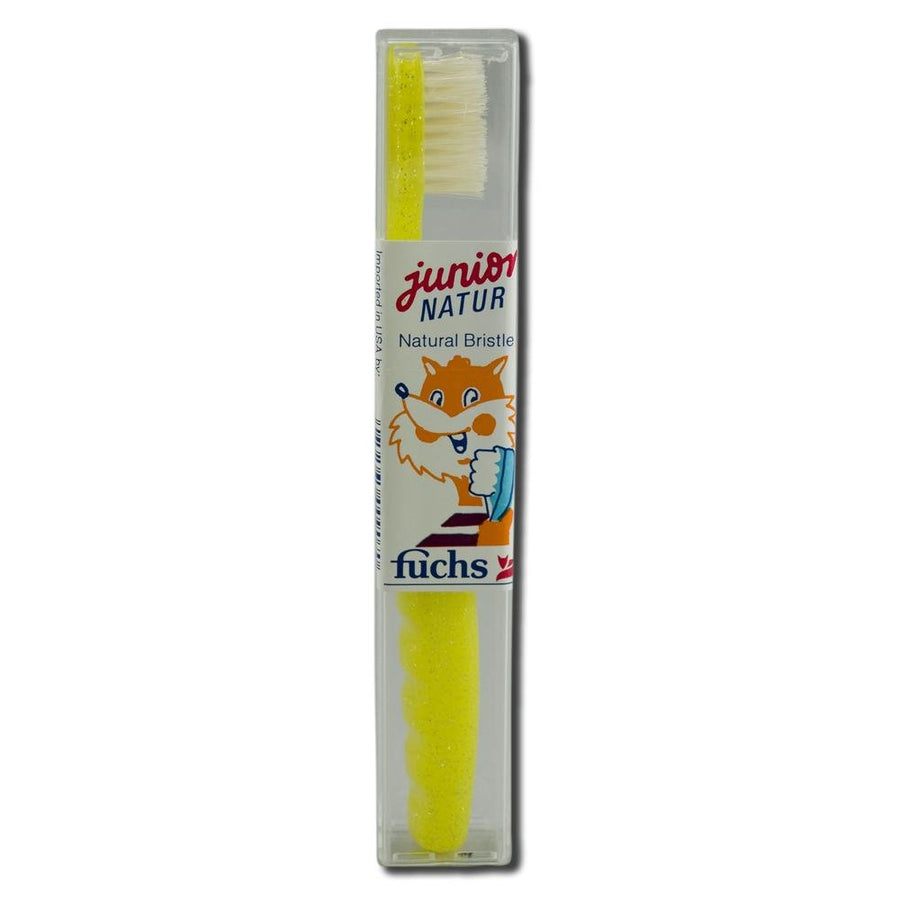 Fuchs Brushes Natural Bristles Junior Toothbrush Medium