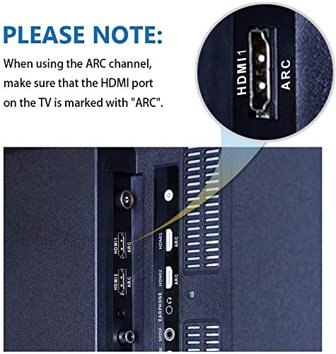 HDMI ARC Audio Extractor 192KHz DAC Converter ARC Audio Extractor Support Digital HDMI Audio to Analog Stereo Audio RCA L/R Coaxial SPDIF and 3.5mm Jack ARC Audio Adapter for TV