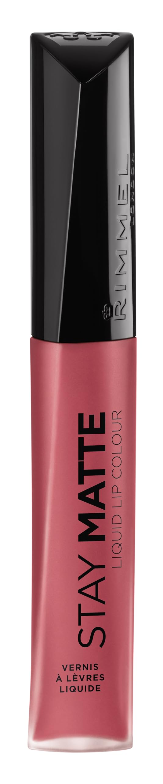 London Stay Matte Liquid Lip Color with Full Coverage Kiss-Proof Waterproof Matte Lipstick Formula that Lasts 12 Hours - 100 Pink Bliss, .21oz