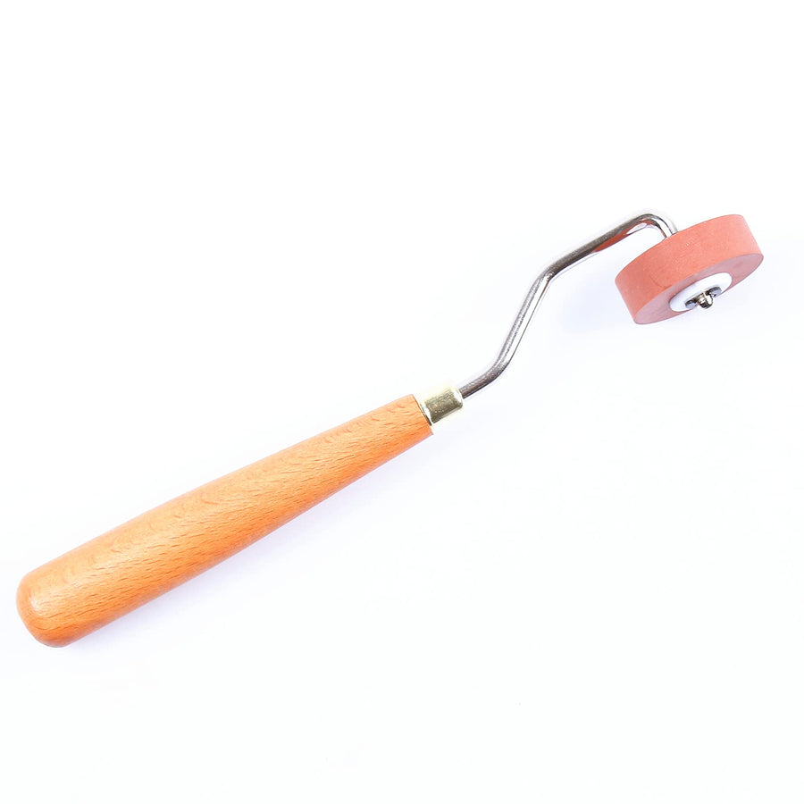 Rubber Brayer Roller for Printmaking, Ideal for Anti Skid Tape Construction Tools, Print,Craft Stamping Brayers for Wallpapers and Scrapbooks (0.4)