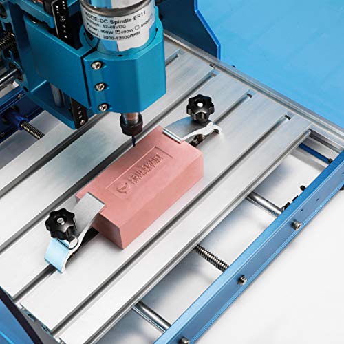 2PCS T-Track Mini Hold Down Clamp Kit, CNC Router Clamp for Woodworking and Metalworking, Compatible with 3018 CNC Router Machines, 3018-PRO/ 3018-PROVer/ MX3, 6.5cm Lx 2cm Wx 5cm H