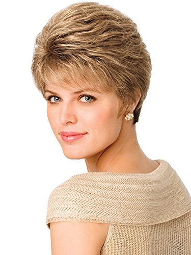 Hairdo Gabor Acclaim Short Layered Average Size Comfort Cap Wig, Ginger Mist