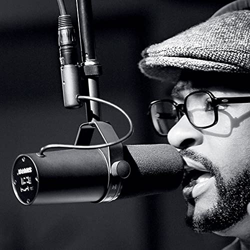 SM7B Windscreen Mic Foam Replacement for Shure SM7B SM7dB Vocal Microphone A7WS Pop Filter, Noise-Cancellation Windsock Cover