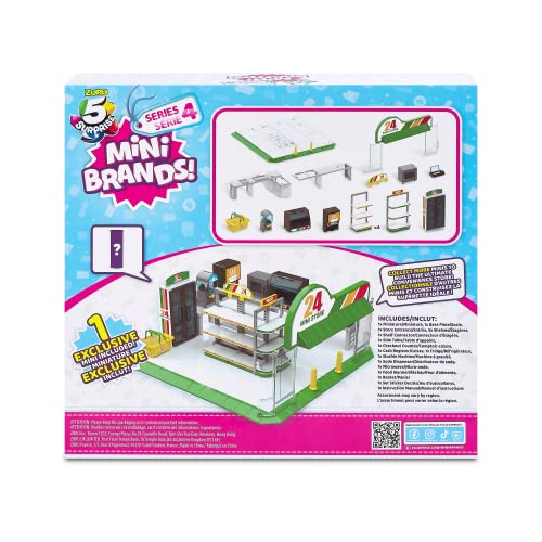 Mini Brands - Mini Convenience Store Playset by ZURU (Series 4) Exclusive and Mystery Collectibles