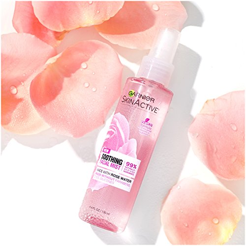 SkinActive Facial Mist Spray with Rose Water, 4.4 Fl Oz (130mL), 1 Count (Packaging May Vary)