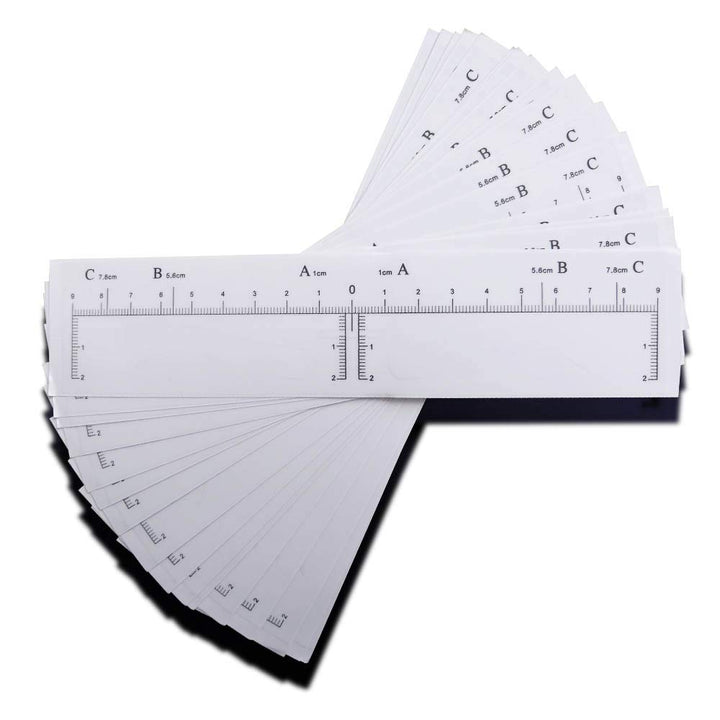Eyebrow Stencil Disposable Eyebrow Shaper Kit - 50PC Transparent Mapping Stickers Eyebrow Stencils For Microblading, PMU - Quick Makeup Peel &amp; Stick Eyebrow Stencil Kit (High Arch)