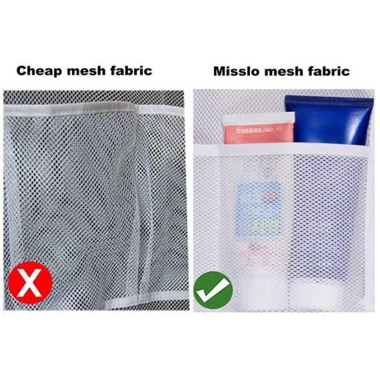 Shower Caddy Organizer 5 Pockets Roll up Hanging Bathroom Accessories Storage for Camper, RV, Gym, Cruise, Cabin, College Dorm Shower, Small