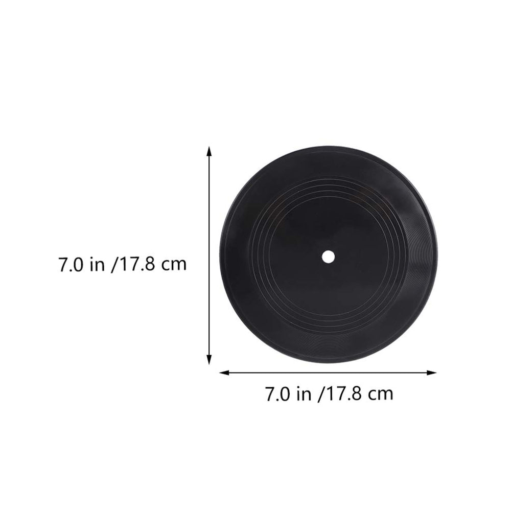 5pcs Blank Vinyl Records Record Cutouts Discs Hip Hop Rock 70s 80s 90s Retro Decor for Home Studio Room Decor DIY Projects Music Party Decorations Wall Aesthetic Decorations