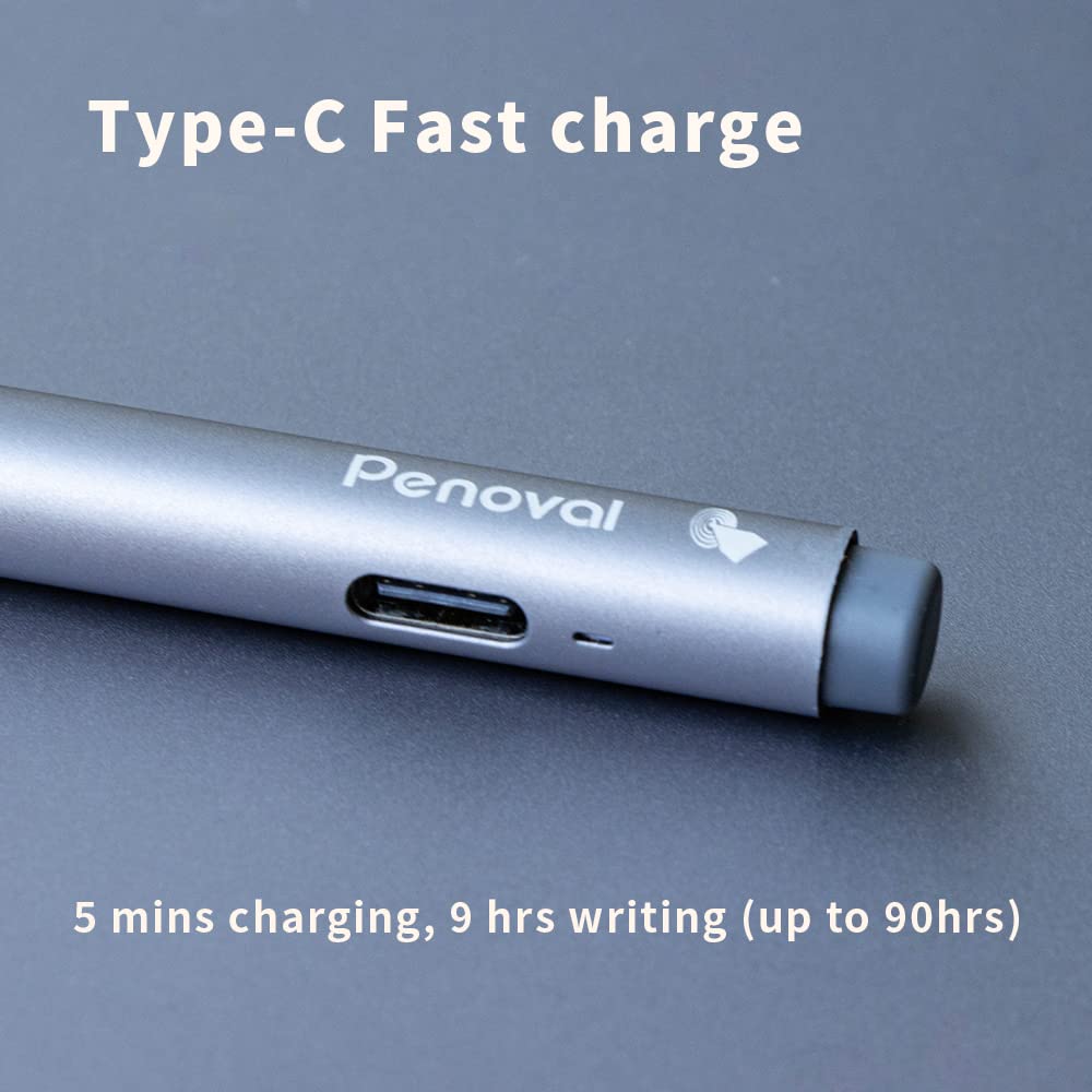 USI Stylus Pen for Some Chromebook Model with Tail Eraser, 4096 Levels Pressure for Lenovo chromebook Duet, Acer Chromebook Spin 713,HP Chromebook x2 11, Spare Tip