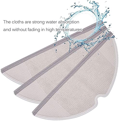 Mop Cloth Compatible with xiaomi S4 S5 S6 E4 E20 E25 E35 S50 Vacuum Cleaner, 8 Mop Cloth