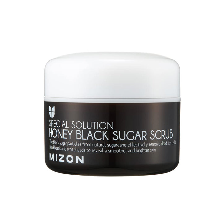 KOREAN COSMETICS, _ Honey Black Sugar Scrub 90g (blackheads, pores, exfoliate, moisturize)[001KR]