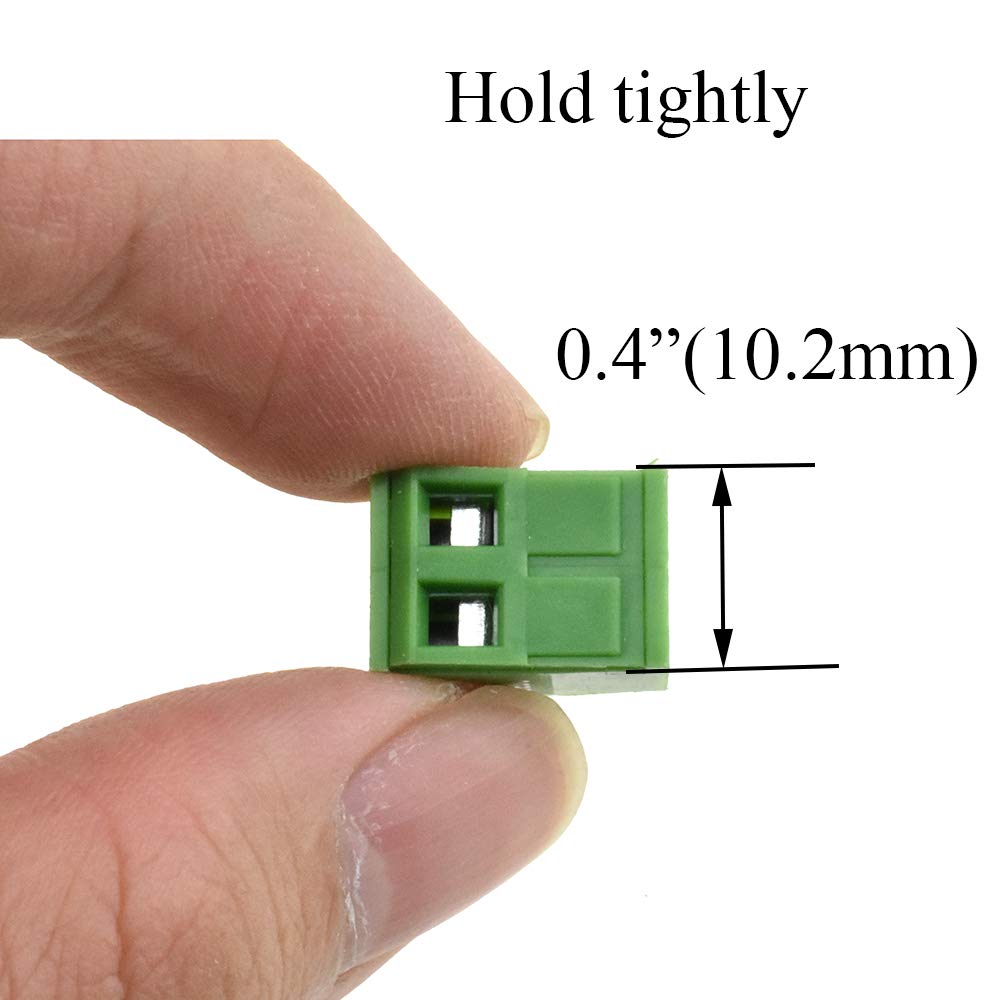 Hahiyo PCB Screw Male Female 300V 10A Terminal Block Mo