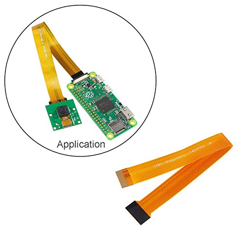 2pcs Raspberry Pi Zero Camera Cable, Pi Zero Ribbon Cable Adapter 15CM 15 Pin to 22 Pin for Raspberry Pi 5/Zero/Zero W