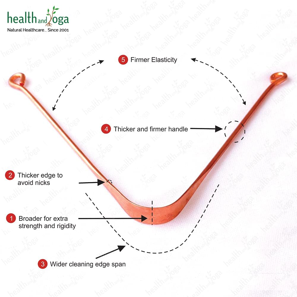 Copper Tongue Cleaner - Exquisitely Gift Wrapped