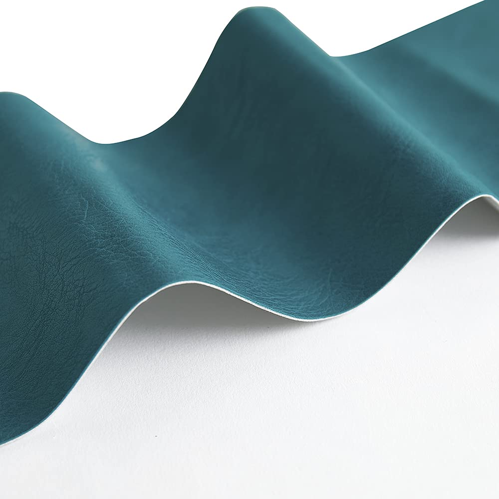 Leather Repair Tape kit, Peacock Green 4 x 60inch Self Adhesive Patch for Couch, Sofa, Car Seat, Handbag, Furniture, Drivers Seat, Jacket, Computer Chair First Aid Vinyl Repair kit