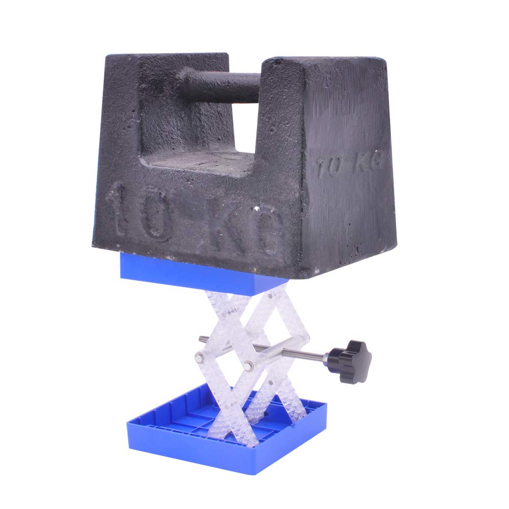 Lab Jack Laboratory Lift Stand Table (4 x 4) Lift Table, Loading Bearing 20lbs