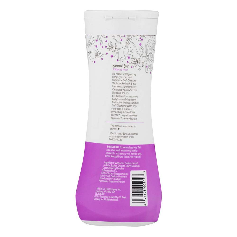 Summer's Eve Summers Cleansing Wash 15 Ounce Island Splash (444ml)