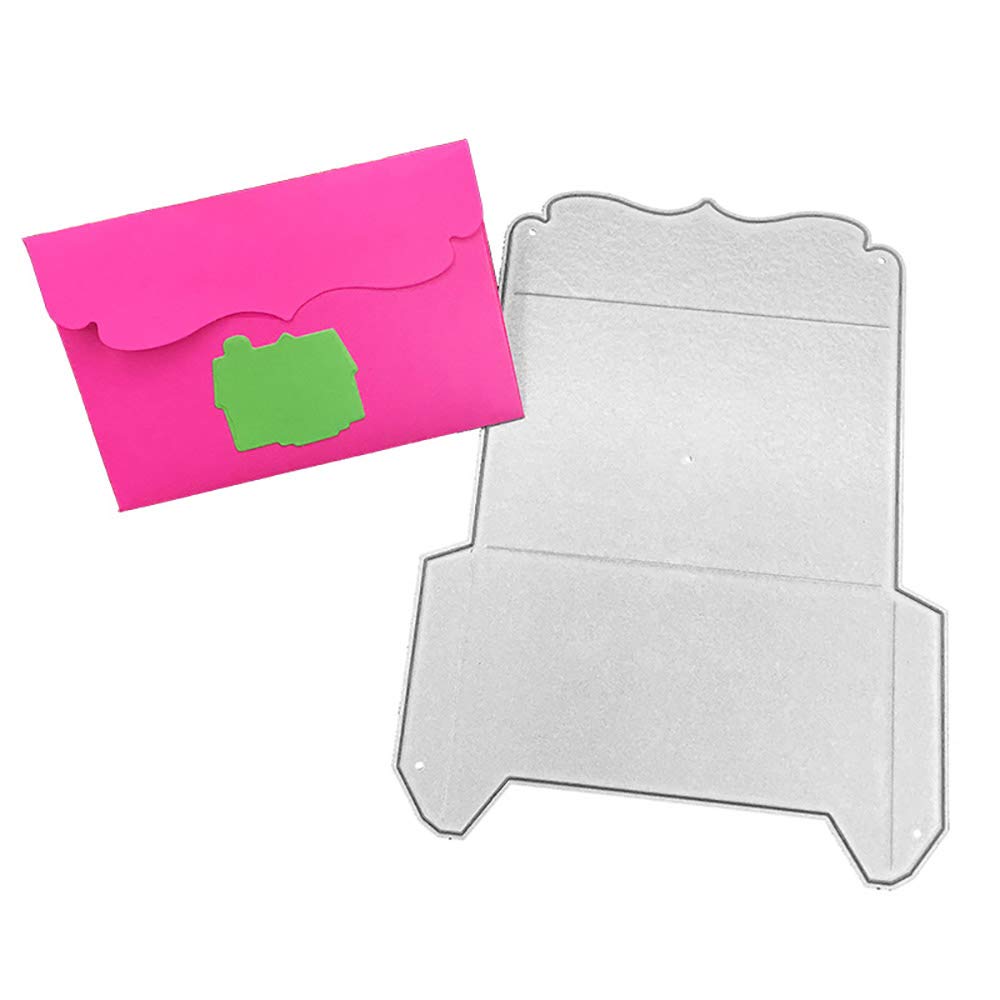 Cutting Dies Metal, Metallic Cutting Dies, Envelope Metal Embossing Stencils for DIY Scrapbooking Photo Album Decorative DIY Paper Cards Making Gift Debossing Border