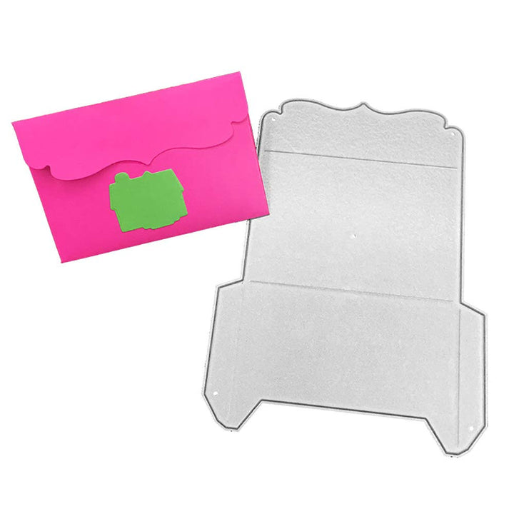 Cutting Dies Metal, Metallic Cutting Dies, Envelope Metal Embossing Stencils for DIY Scrapbooking Photo Album Decorative DIY Paper Cards Making Gift Debossing Border