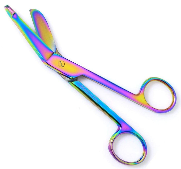 Esosy Medical PRO-Medical and Nursing Lister Bandage Scissors;-Multi Titanium-Supreme Grade, Made of High Grade Surgical Stainless Steel, 5.5-140-10008MT
