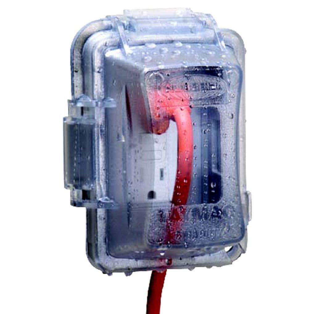 MM420C 1-Gang Nonmetallic Extra Duty Weatherproof In-Use Horizontal/Vertical 16-in-1 Standard Cover, 2.75 in, Clear
