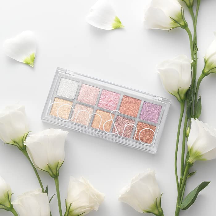 Mise Rom&amp;nd better than eye palette 00 Light and Glitter Garden Color,Powder
