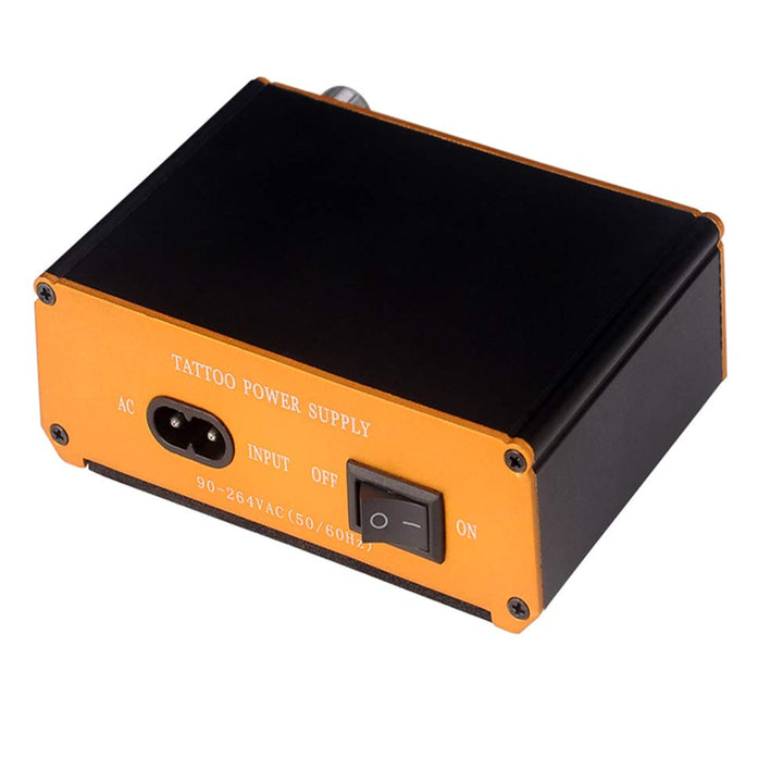 Tattoo Power Supply, Dual Machine Power Supply Dual Digital LCD Design Tattoo Machine Power Kit for Tattoo Machine Gun Foot Pedal Tattoo Supplies