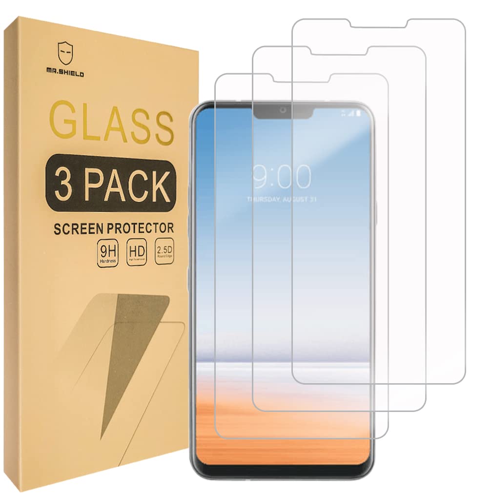 [3-PACK] Designed For LG G7 ThinQ [Tempered Glass] Screen Protector with Lifetime Replacement