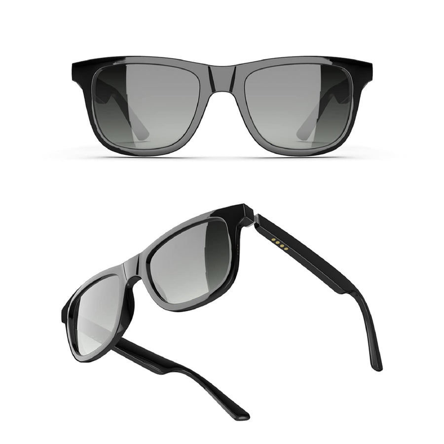 Frames Bluetooth Sunglasses Blue Light Filtering & Photochromic & Polarized Sunglasses Lenses 3 in 1, Night Driving Glasses for Men and Women
