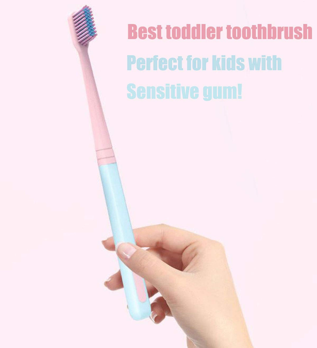 [8 Packs] Kids Toothbrush, Extra Soft Lovely Pastel Ton
