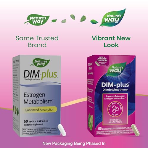 Nature&#39;s Way DIM-Plus, DIM Supplement, Supports