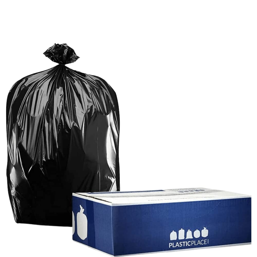 Black 25-30 Gallon Trash Bags 30 x 36 100/Cas