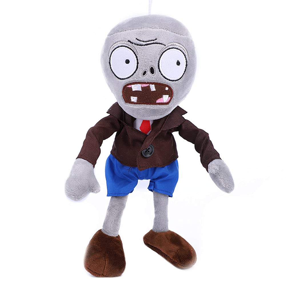 JHESAO 12 PVZ Plush Zombies Brown Coat Toys Normal Zomb